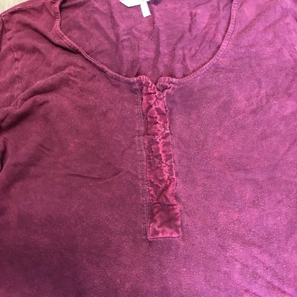 BKE The Buckle Soft Lived-in Look Henley Small - Picture 3 of 7